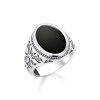 Helen Kirchhofer - Thomas Sabo Siegelring mit schwarzem Onyx Silber geschwärzt - TR2454-641-11