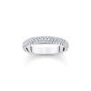 Helen Kirchhofer - Thomas Sabo Ring mit weissem Zirkonia Pavé Silber - TR2462-051-14