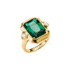 Helen Kirchhofer - Thomas Sabo Ring Grüner Zirkoniastein Elyndra 18k Vergoldung - TR2506-971-6