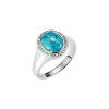 Helen Kirchhofer - Thomas Sabo Ring Rund Türkis Silber - TR2507-405-17