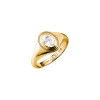 Helen Kirchhofer - Thomas Sabo Ring mit weissem Zirkoniastein Oval Bold Elegance 18k Vergoldung - TR2523-414-14
