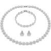 Helen Kirchhofer - Swarovski Una Angelic Set Rundschliff Weiss Rhodiniert - 5367853