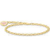 Helen Kirchhofer - Thomas Sabo Charm Armband mit Pinkem Kaltemaille Vergoldet - X2088-427-39