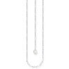 Helen Kirchhofer - Thomas Sabo Member Charm Halskette mit Weissem Charmista Coin Silber - X2089-007-21
