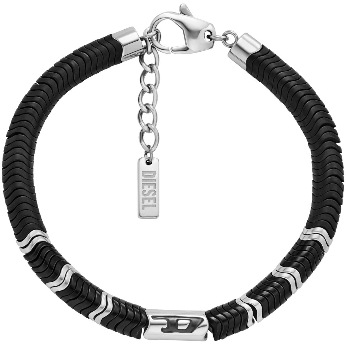 ★DIESEL★ logo bead bracelet DX1574931 Diesel D Logo Bracelet - DX1574931 - Helen Kirchhofer