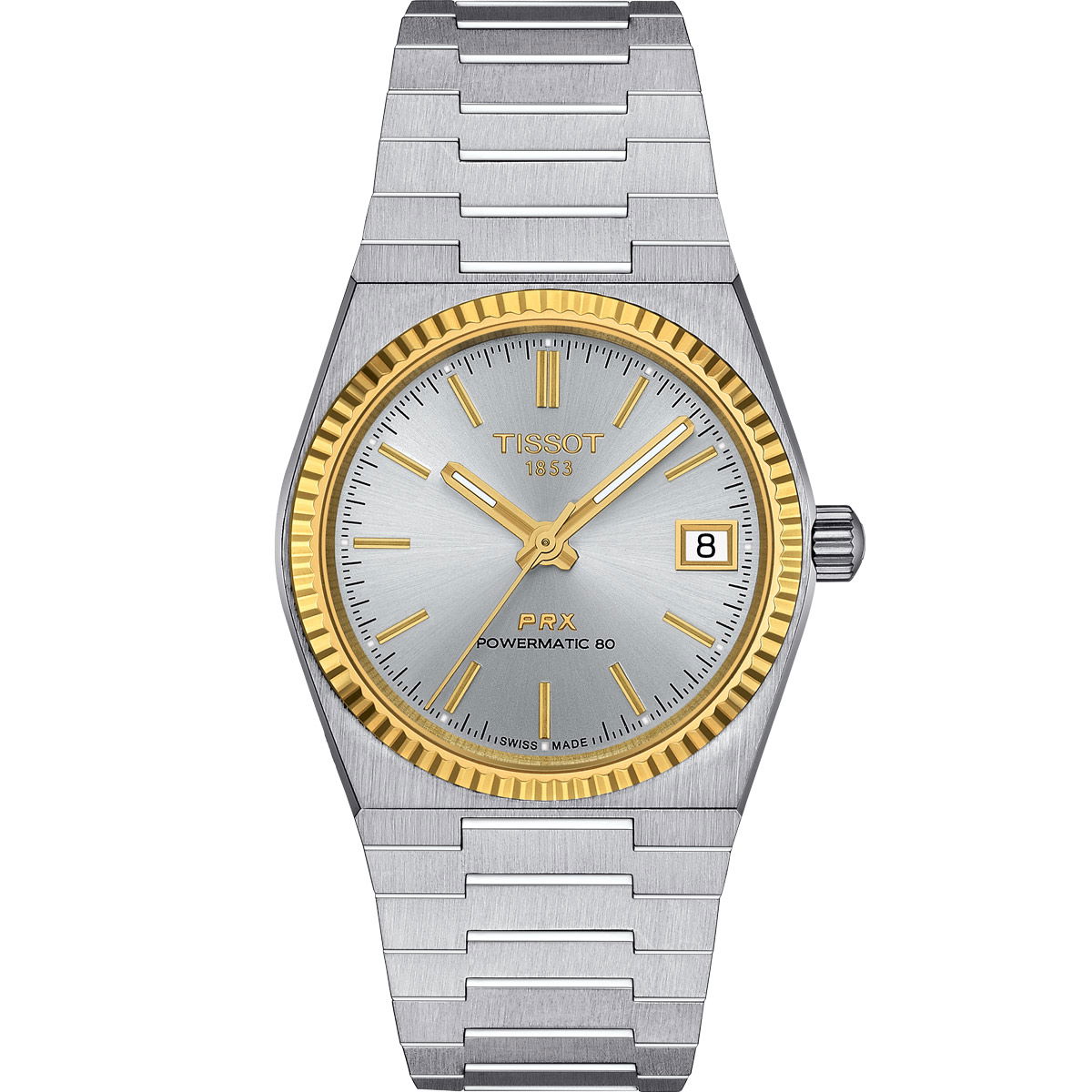 TISSOT ティソ PRX パワーマティック80 18K 18金 ゴールド Tissot PRX Powermatic 80 18K Gold (35 mm) - T931.207.41.031.01